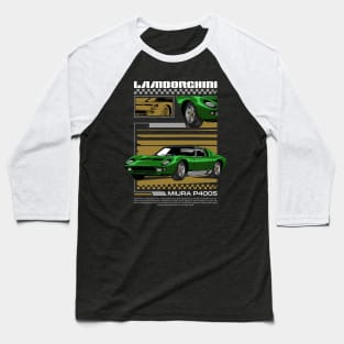 Italian Miura Car Baseball T-Shirt